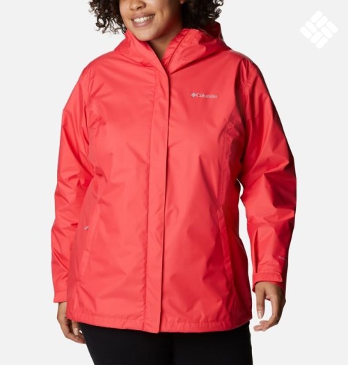 Women's Columbia Arcadia II Jackets Red | Plus Size CA-FL604